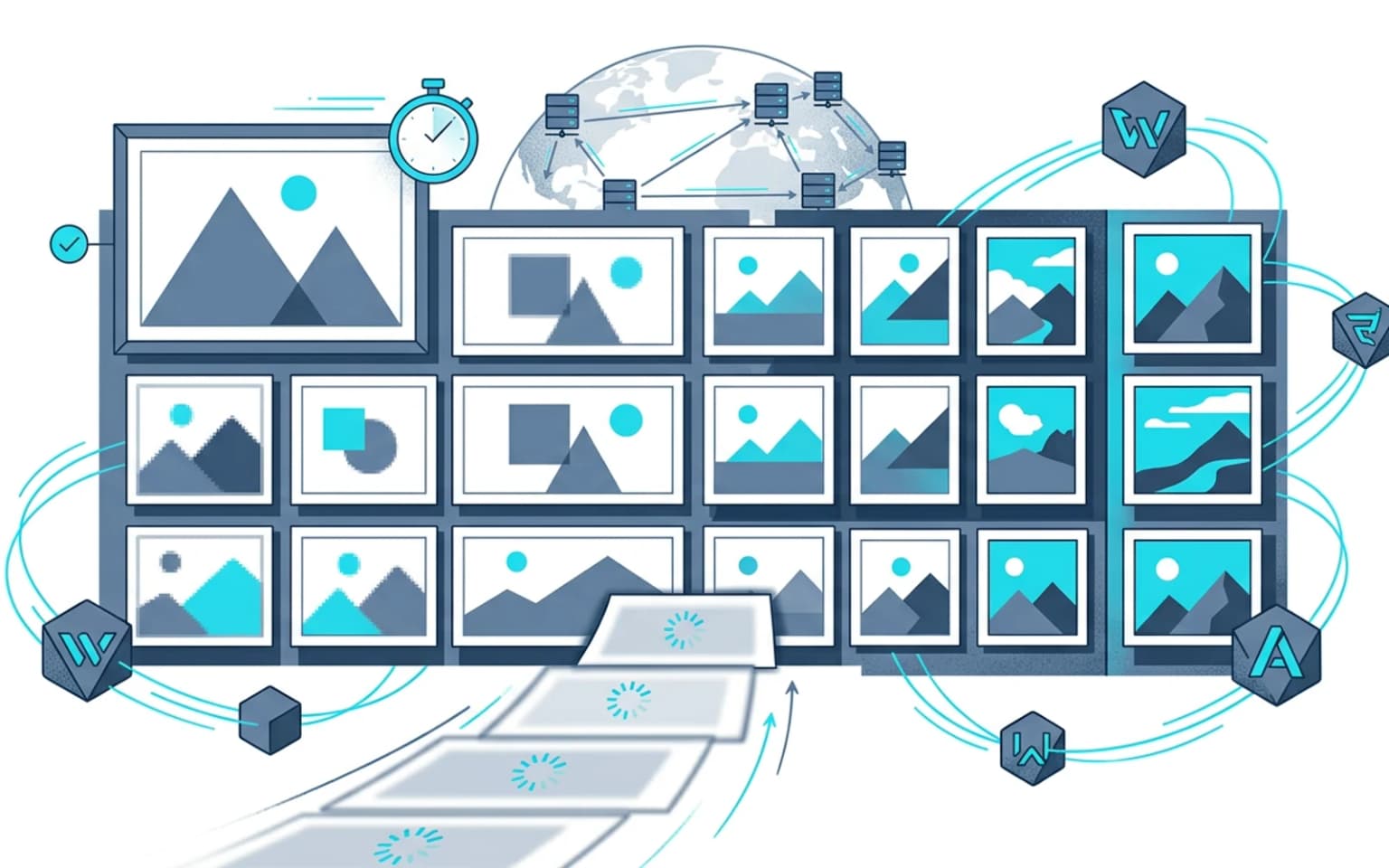 Image SEO at scale across formats, responsive images, alt text discipline, and structured data for modern frameworks.