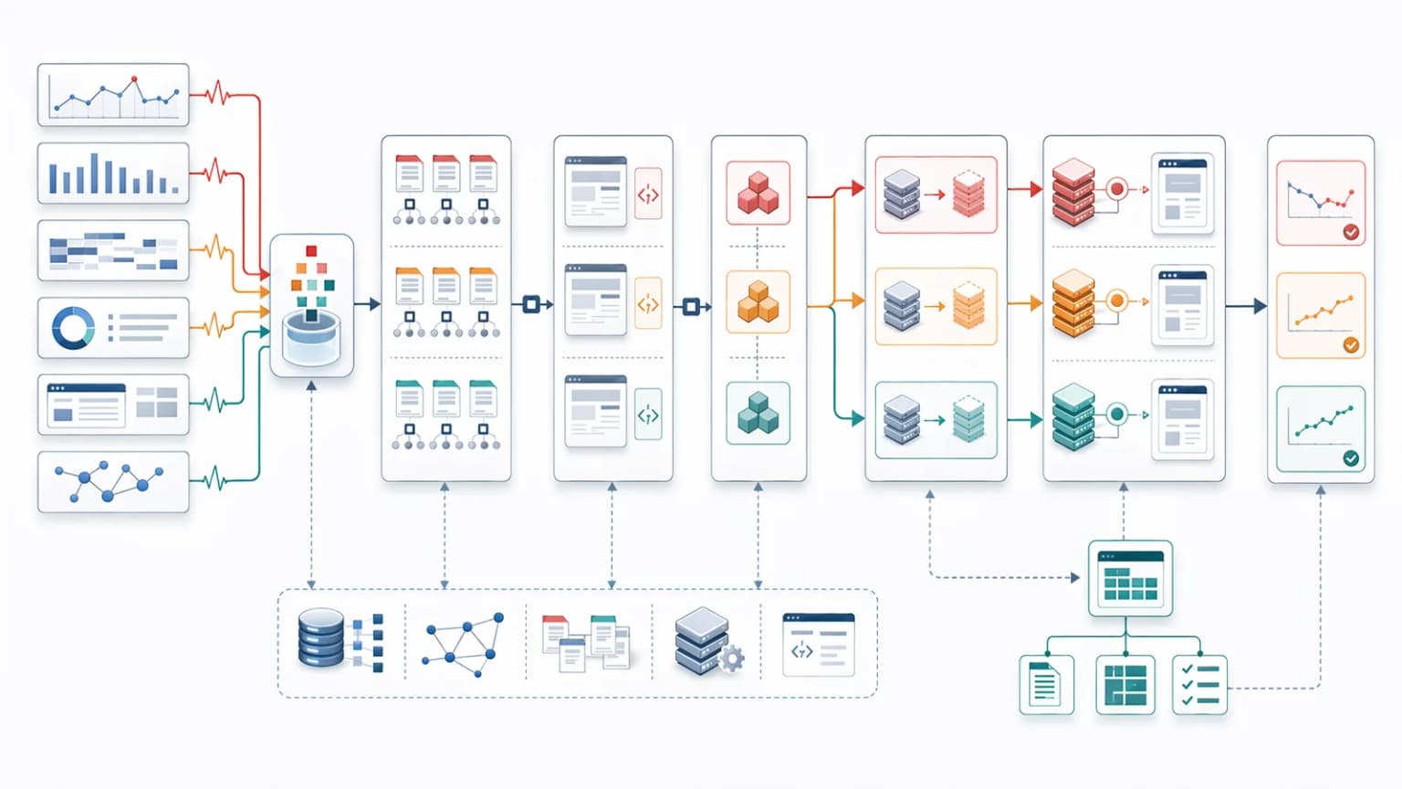 SEO incident system architecture showing monitoring signals, route-family scope, raw HTML validation, severity classification, stabilization paths, and recovery checkpoints.