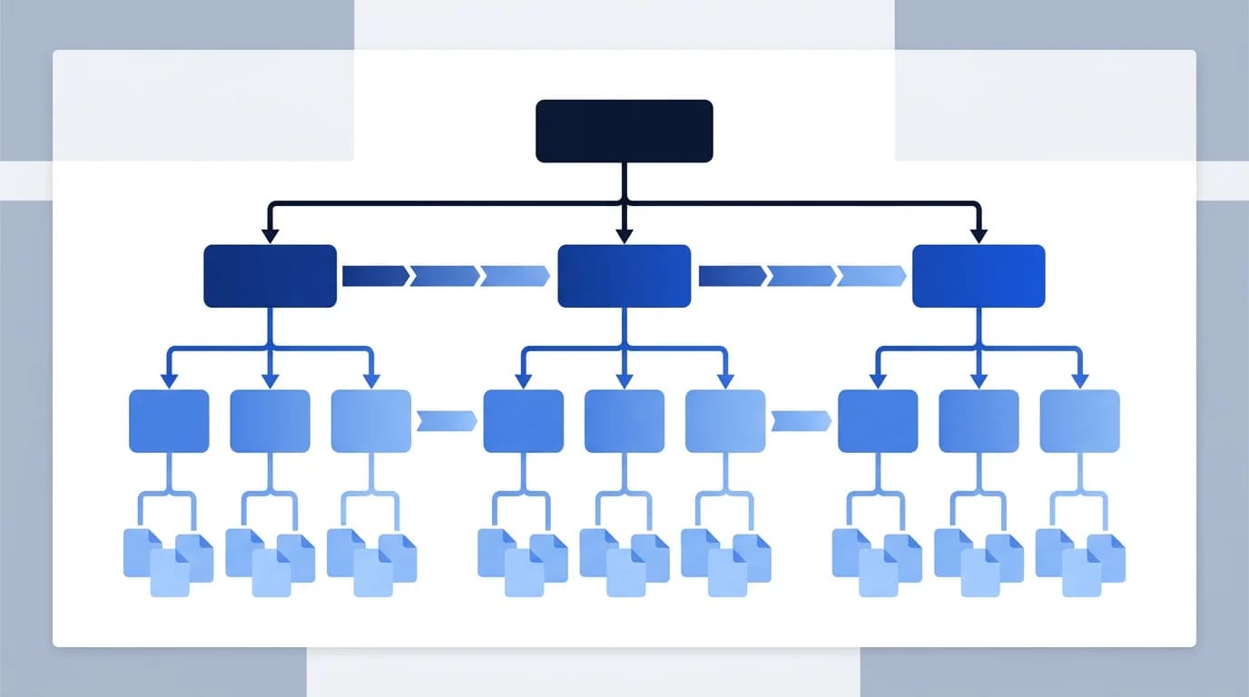 Site taxonomy and URL architecture for large websites with route hierarchy, crawl paths, and canonical-friendly structure.